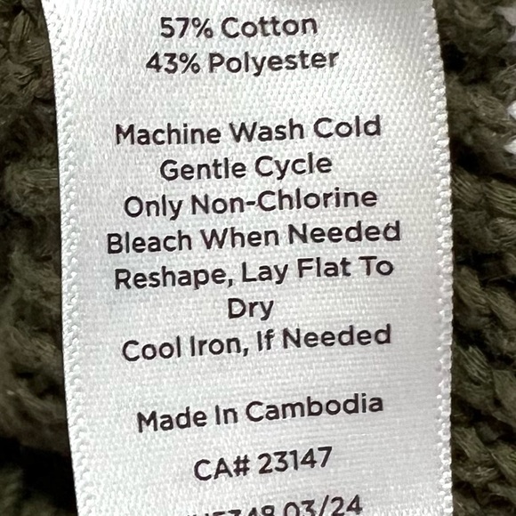 Talbots color block Purple and Brown Knit cardigan - Picture 4 of 10